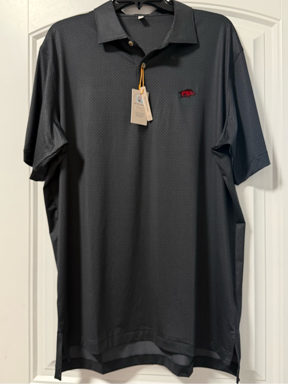 NWT Peter Millar Arkansas Razorback Performance Polo
